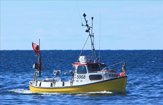 Small Offshore Commercial Fishing Boat From Iceland.