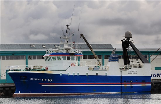 Offshore Commercial Fishing Stern Trawler From Iceland.