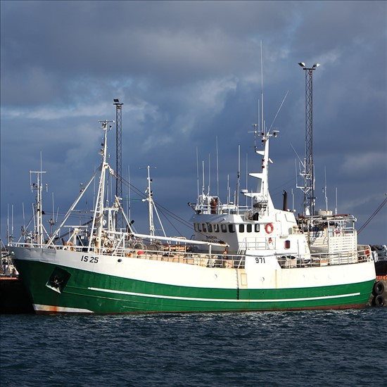 Offshore Commercial Fishing Boat From Iceland.
