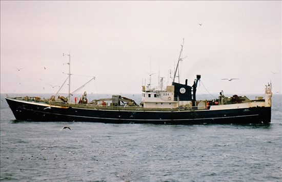 Old Offshore Pelagic Fishing Vessel Beitir NK From Iceland.
