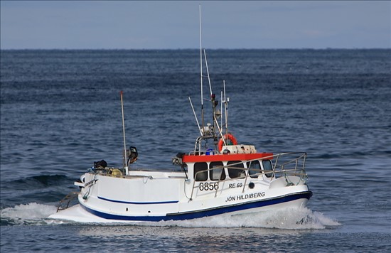 Small Offshore Commercial Fishing Boat From Iceland.
