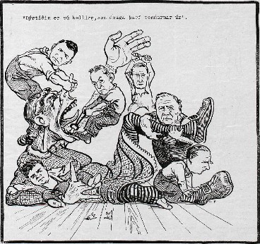 Spegillinn 1947. Teiknari óþekktur