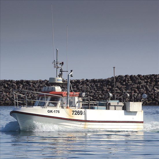 Small Offshore Commercial Fishing Boat Hamar GK-176 From Iceland